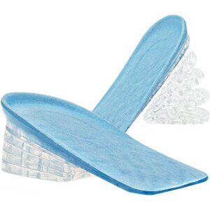 Dr.Foot Adjustable 5-Layer Height Increase Insoles, Silicone Heel Cushion